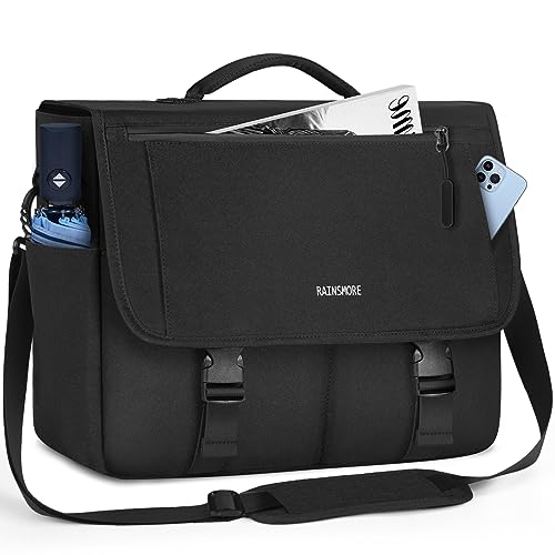 Messenger Bag for Men Messenger Bag 15.6 Inch Water Resistant